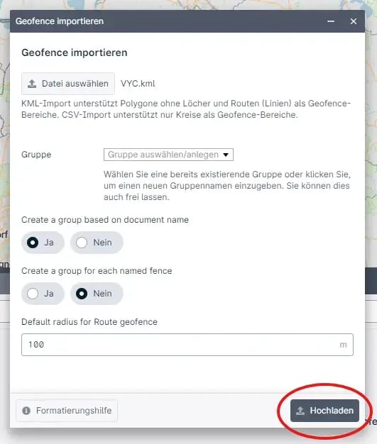vycfleet_geofence_importieren_hochladen