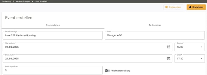 VYC - Appointment - Erstellen2
