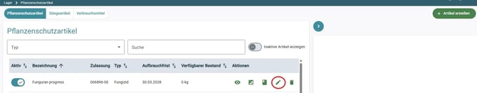 VYC - Lager - bearbeiten(b)