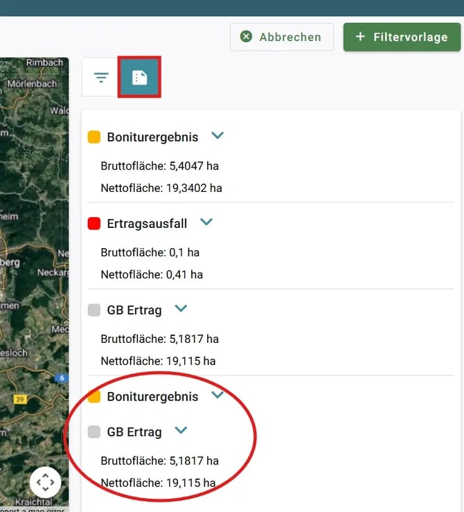 VYC - MeineKarten - Schnittmengen