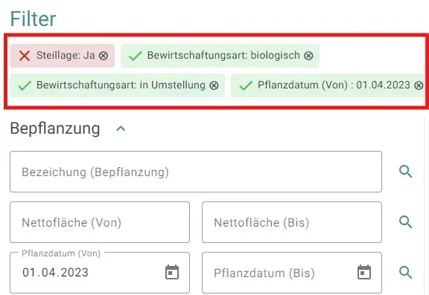 VYC - Order - Bewirtschaftungseinheit - Filter