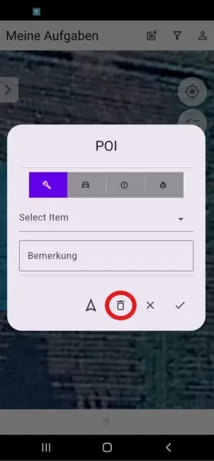 VYC One - POI - löschen