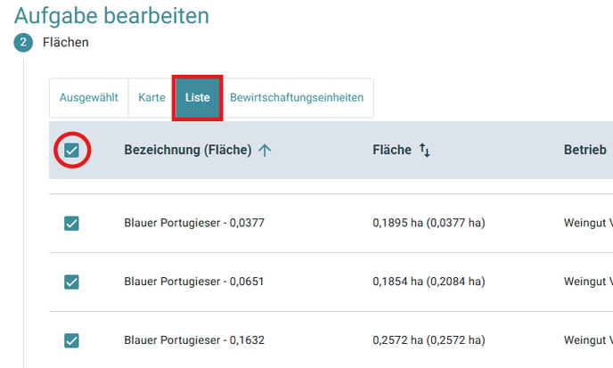 VYC-Order-Flächenauswahl