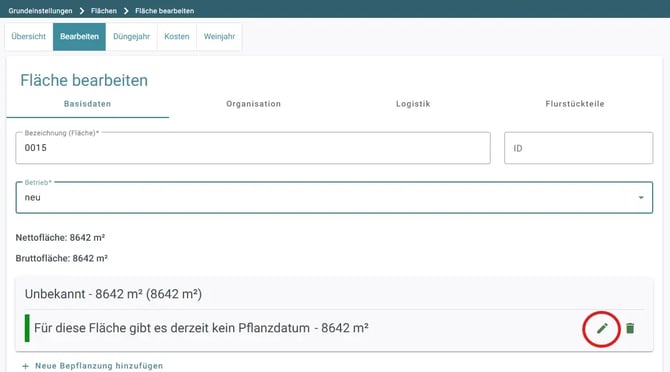 neu_VYC - Area - Bepflanzung bearbeiten
